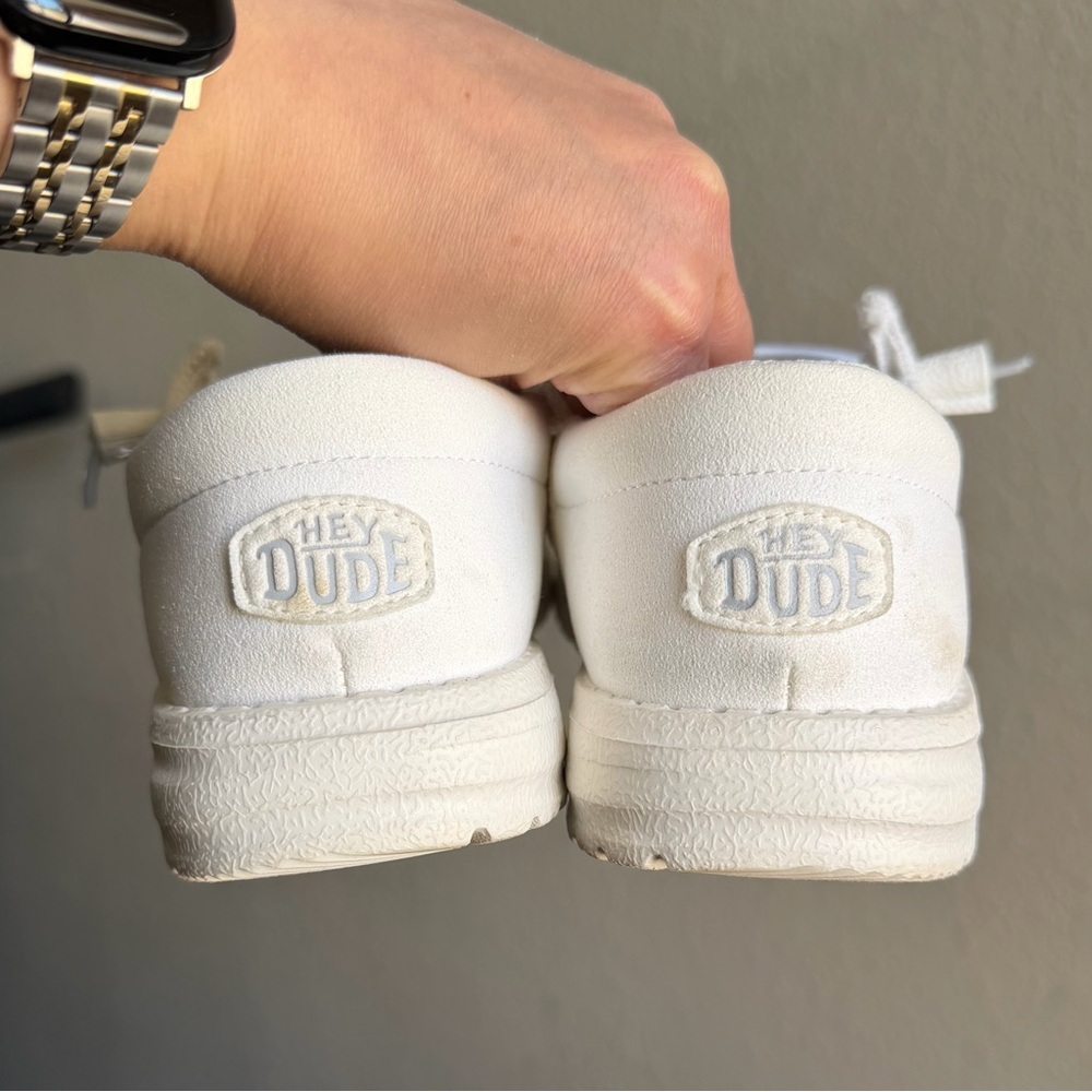 Hey Dude White Wendy Funk Mono Slip On Shoe - Picture 5 of 11